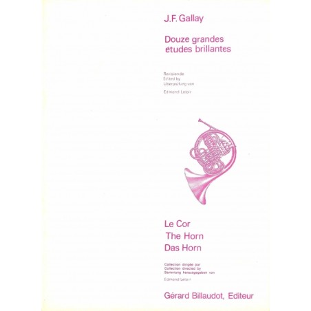 12 GRANDES ETUDES BRILLANTES