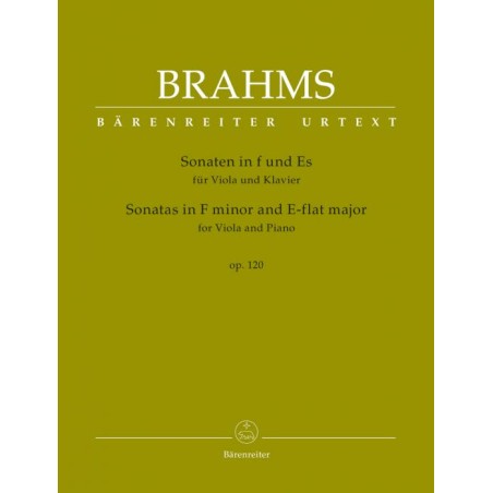 SONATEN IM F-MINOR UND ES OP.120