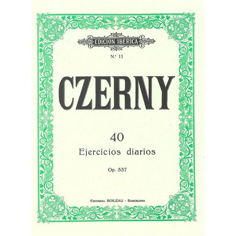 40 EJERCICIOS DIARIOS OP.337