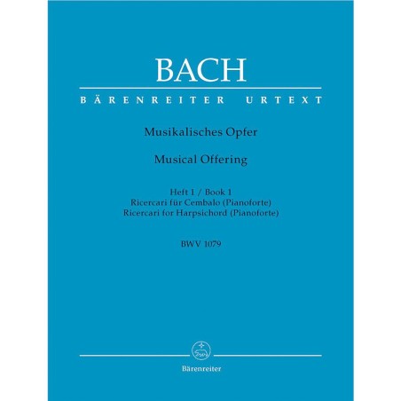 MUSICAL OFFERING VOL.1 - RICERCARI BWV.1079