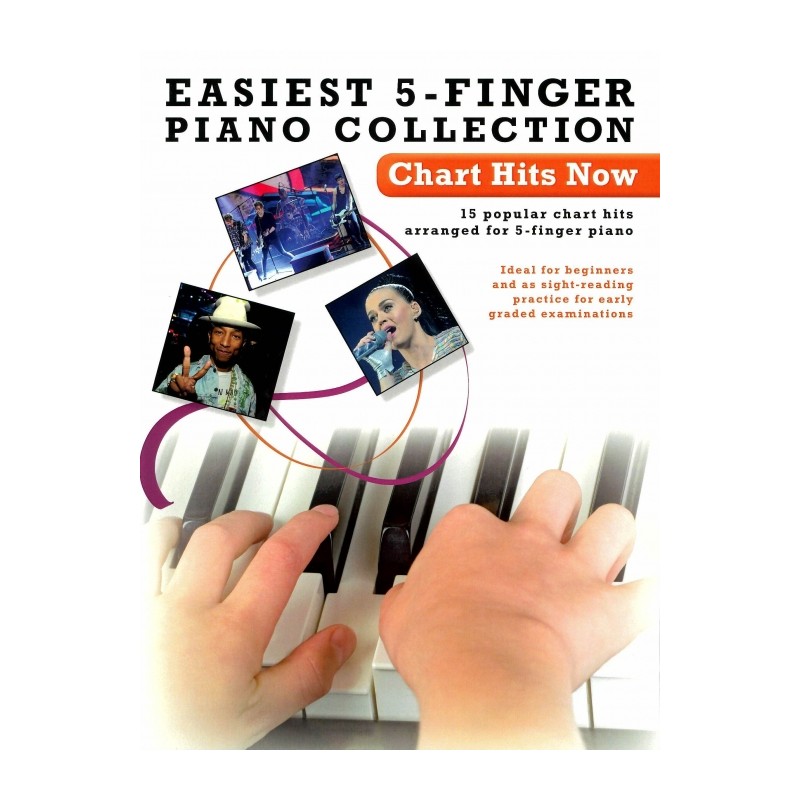 EASIEST 5-FINGER PIANO COLLECTION CHART HITS NOW