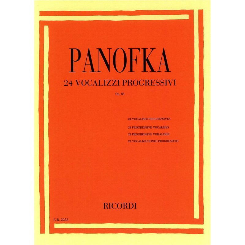 24 VOCALIZZI PROGRESSIVI OP 85