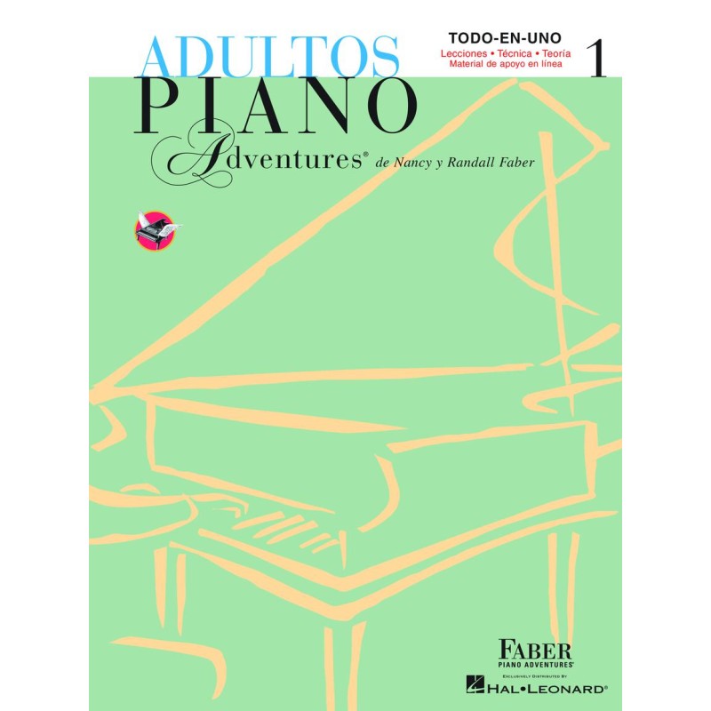 Adultos Piano Adventures Todo-en-uno vol.1