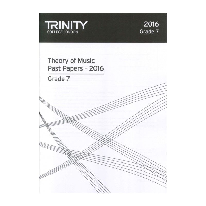 THEORY OF MUSIC PAST PAPERS - 2016 GRADE 7