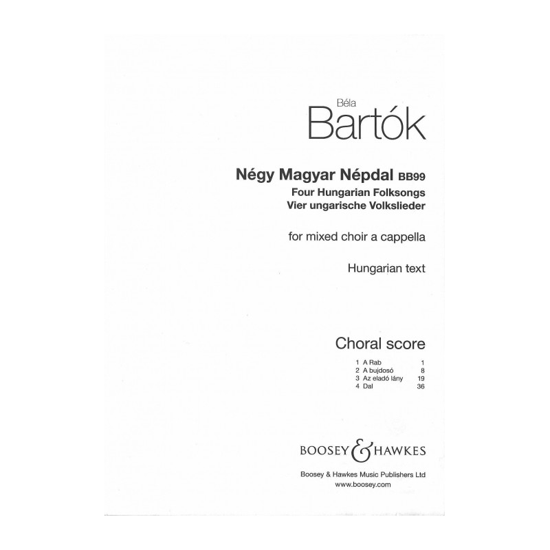 4 HUNGARIAN FOLKSONGS