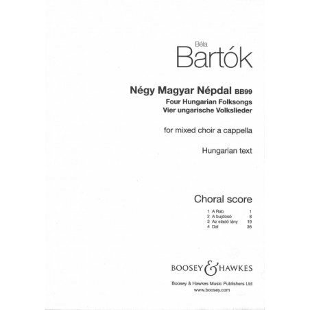 4 HUNGARIAN FOLKSONGS