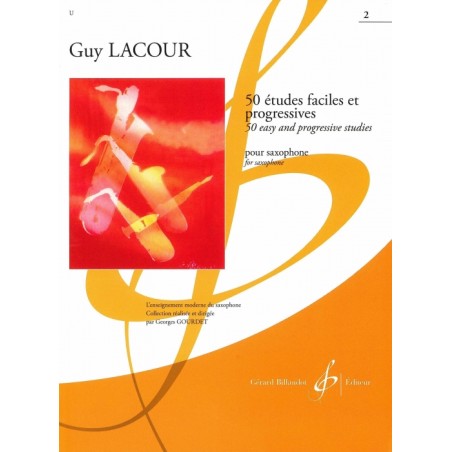 50 ETUDES FACILES ET PROGRESSIVES VOL.2