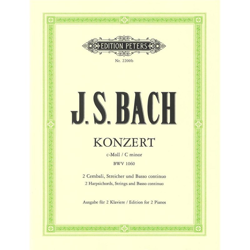 DOUBLE CONCERTO C BWV 1060