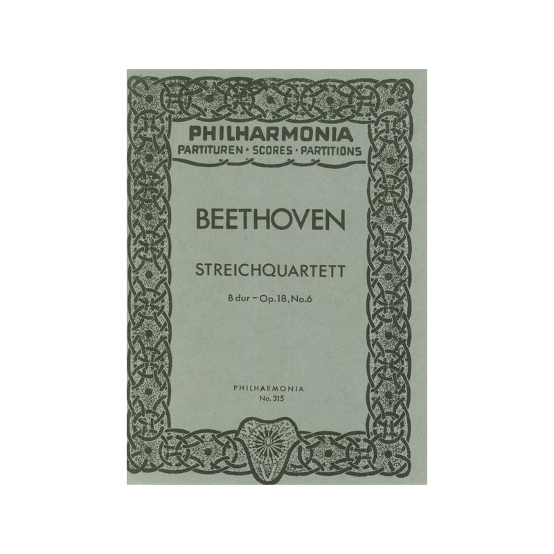 STREICHQUARTETT B-DUR OP.18/6