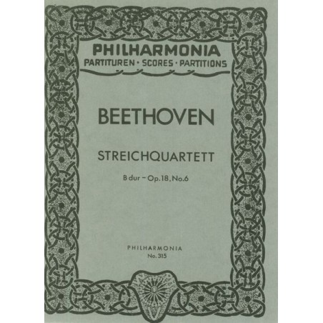 STREICHQUARTETT B-DUR OP.18/6