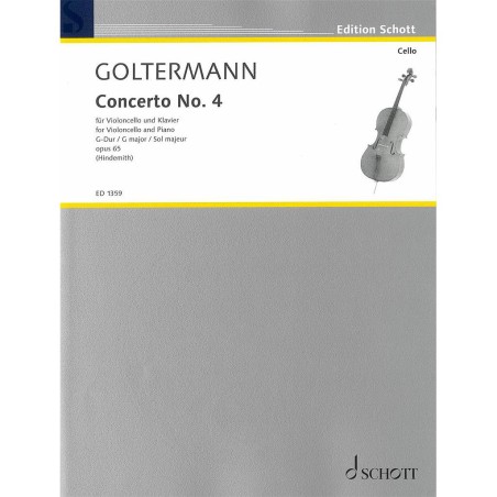 VIOLONCELKONZERT OP 65/4 G DUR