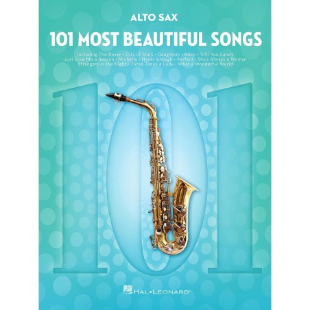 101 Most Beautiful Songs for alto sax