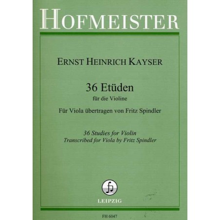 36 ETUDEN OP 20