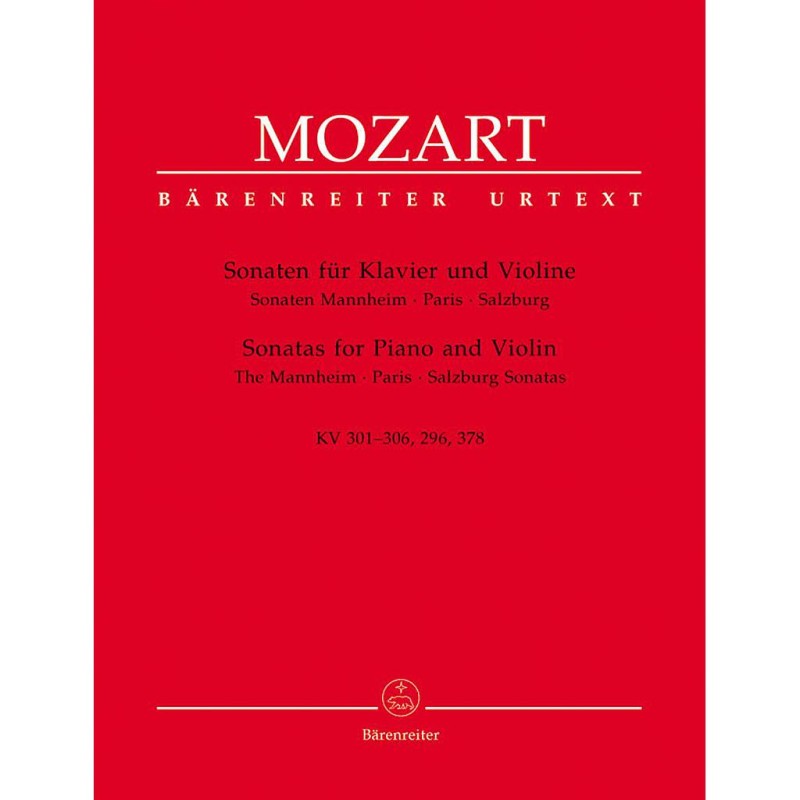 VIOLINSONATAS KV.301-306, 296, 378
