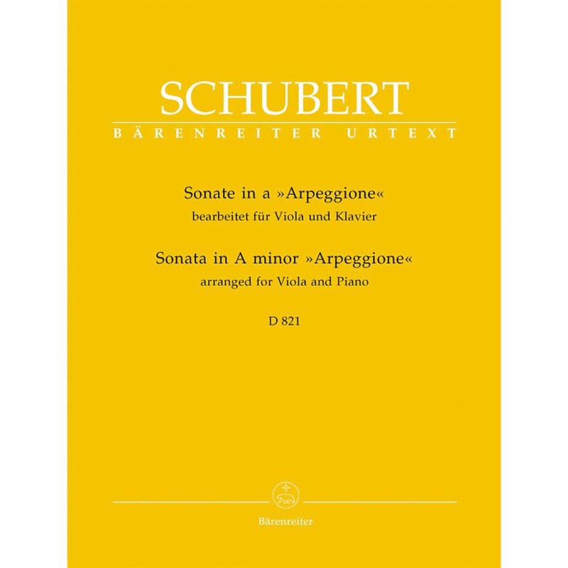 SONATA IN A MINOR "ARPEGGIONE"