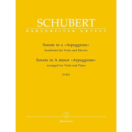SONATA IN A MINOR "ARPEGGIONE"
