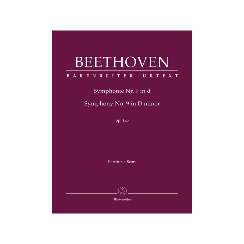 SYMPHONIE 9 D MOLL OP 125