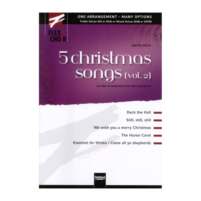 5 CHRISTMAS SONGS (VOL.2) (SA/SSA OR SAB/SATB)