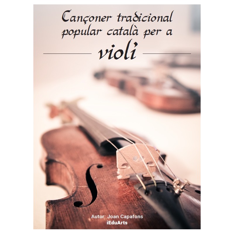 Cançoner tradicional popular català per a violí