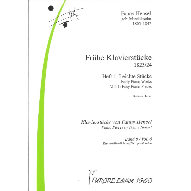 Fruhe Klavierstucke 1823/24 vol.1