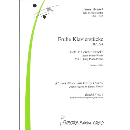 Fruhe Klavierstucke 1823/24 vol.1