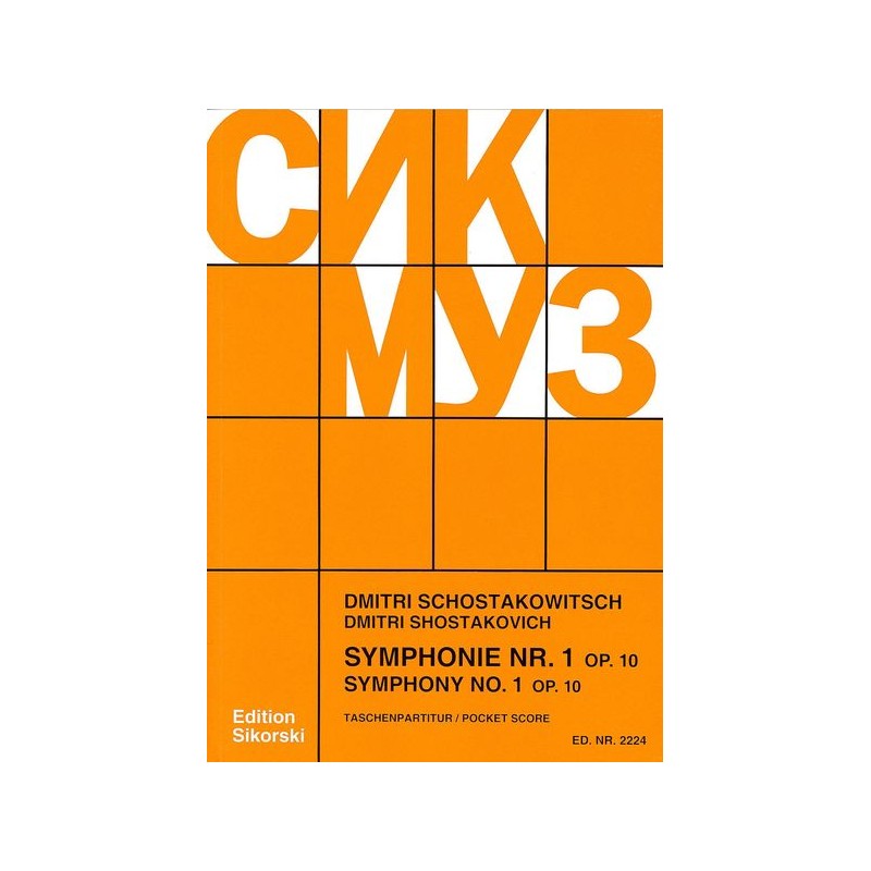 SYMPHONIE 1 OP.10