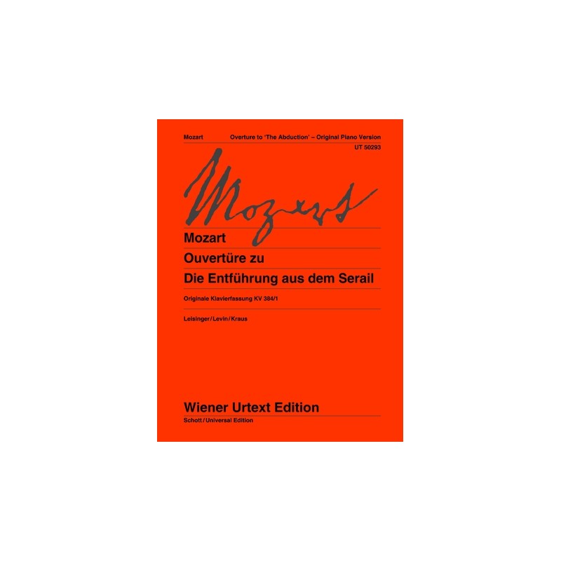 OUVERTURE ZU DIE ENTFUHRUNG AUS DEM SERAIL K.384/1