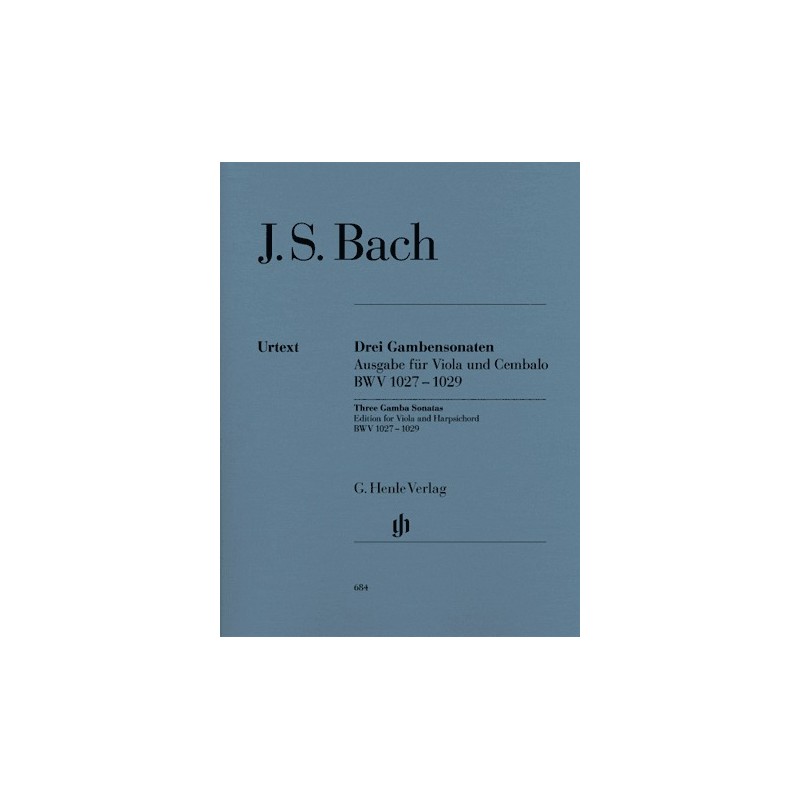 DREI GAMBENSONATEN BWV 1027-1029