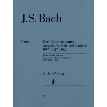 DREI GAMBENSONATEN BWV 1027-1029