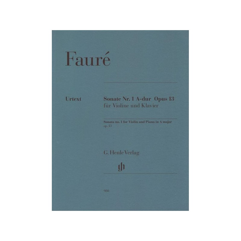 SONATE 1 A-DUR OP.13