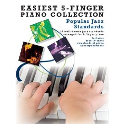 EASIEST 5-FINGER PIANO COL. POPULAR JAZZ STANDARDS