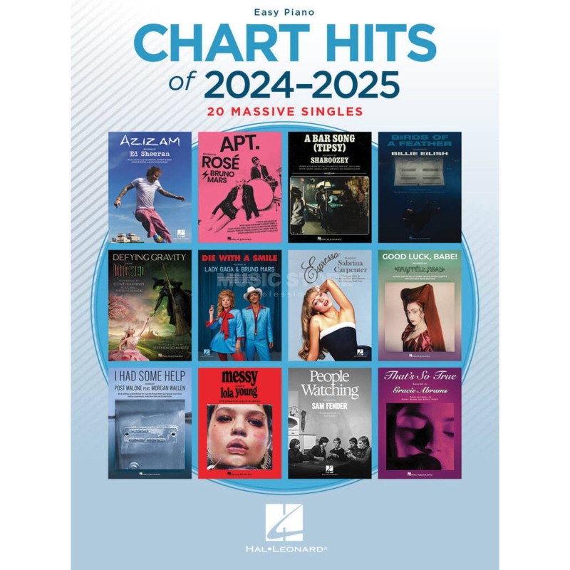 Chart Hits of 2024-2025 (Easy Piano)