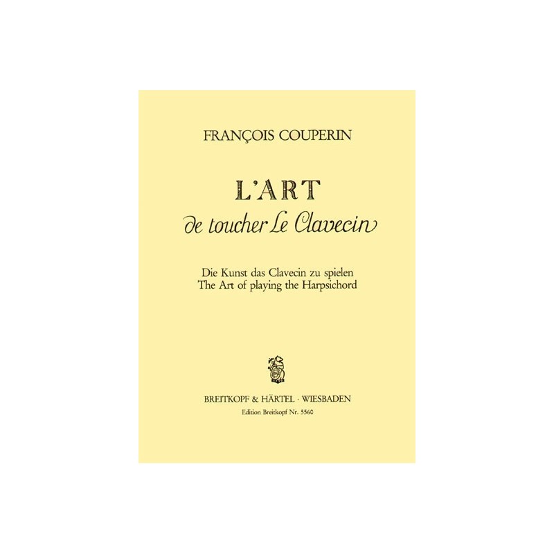 L'ART DE TOUCHER LE CLAVECIN