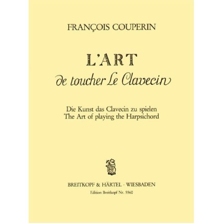 L'ART DE TOUCHER LE CLAVECIN