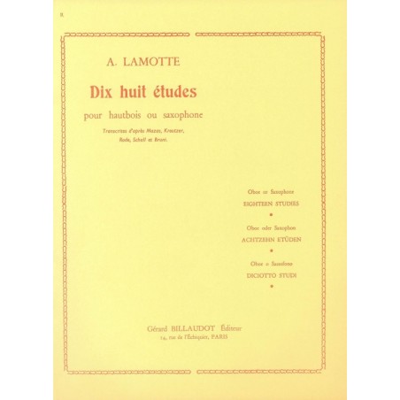 18 ETUDES