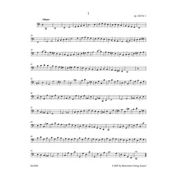 Etuden vol.1 aus op.47,107,120,126,160 and "Methode de violoncelle"