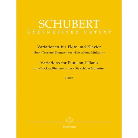 VARIATIONEN TROCKNE BLUMEN D.802