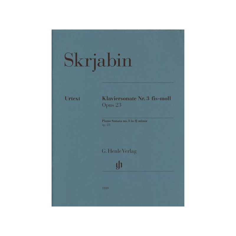 KLAVIERSONATE 3 FIS-MOLL OP.23