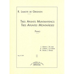 TRES APUNTES MONTAÑESES
