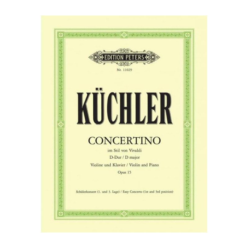 CONCERTINO D-DUR OP.15 (STIL VON VIVALDI)
