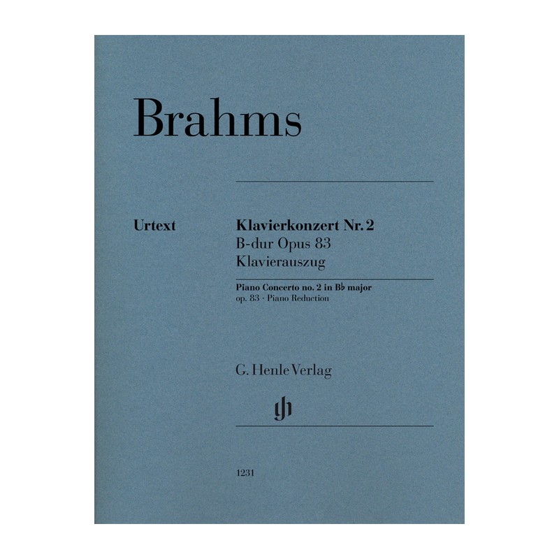 KLAVIERKONZERT 2 B-DUR OP.83