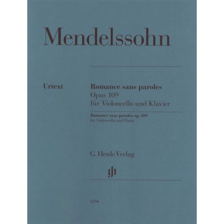 ROMANCE SANS PAROLES OP.109