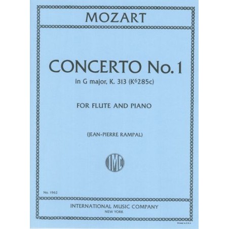 CONCERTO 1 G MAJOR KV 313