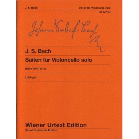 SUITES FUR VIOLONCELLO BWV.1007-1012