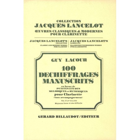 100 DECHIFFRAGES MANUSCRITS VOL 2