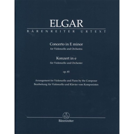 CONCERTO E-MINOR OP.85