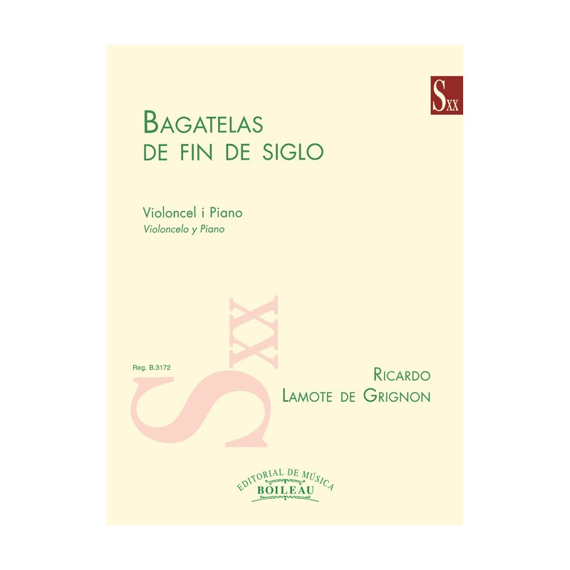 BAGATELAS DE FIN DE SIGLO