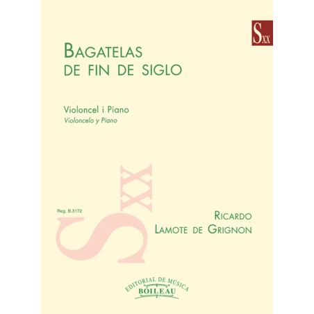 BAGATELAS DE FIN DE SIGLO