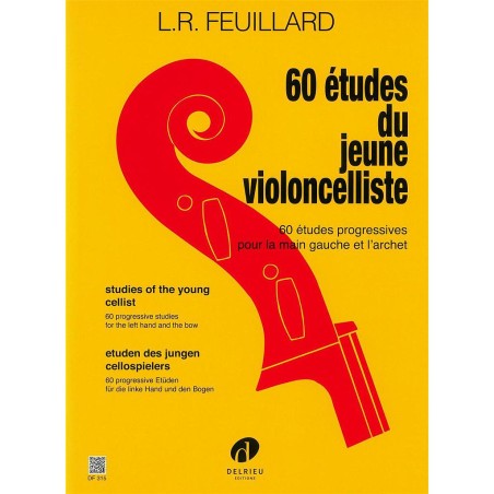 60 ETUDES DU JEUNE VIOLONCELLISTE