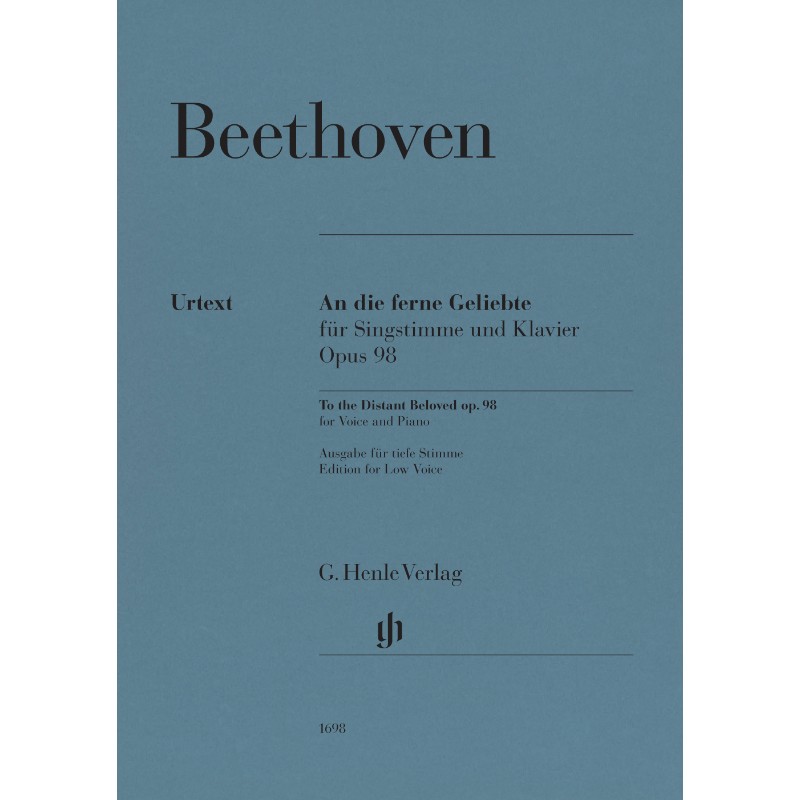 An die ferne Geliebte op.98 (low voice)